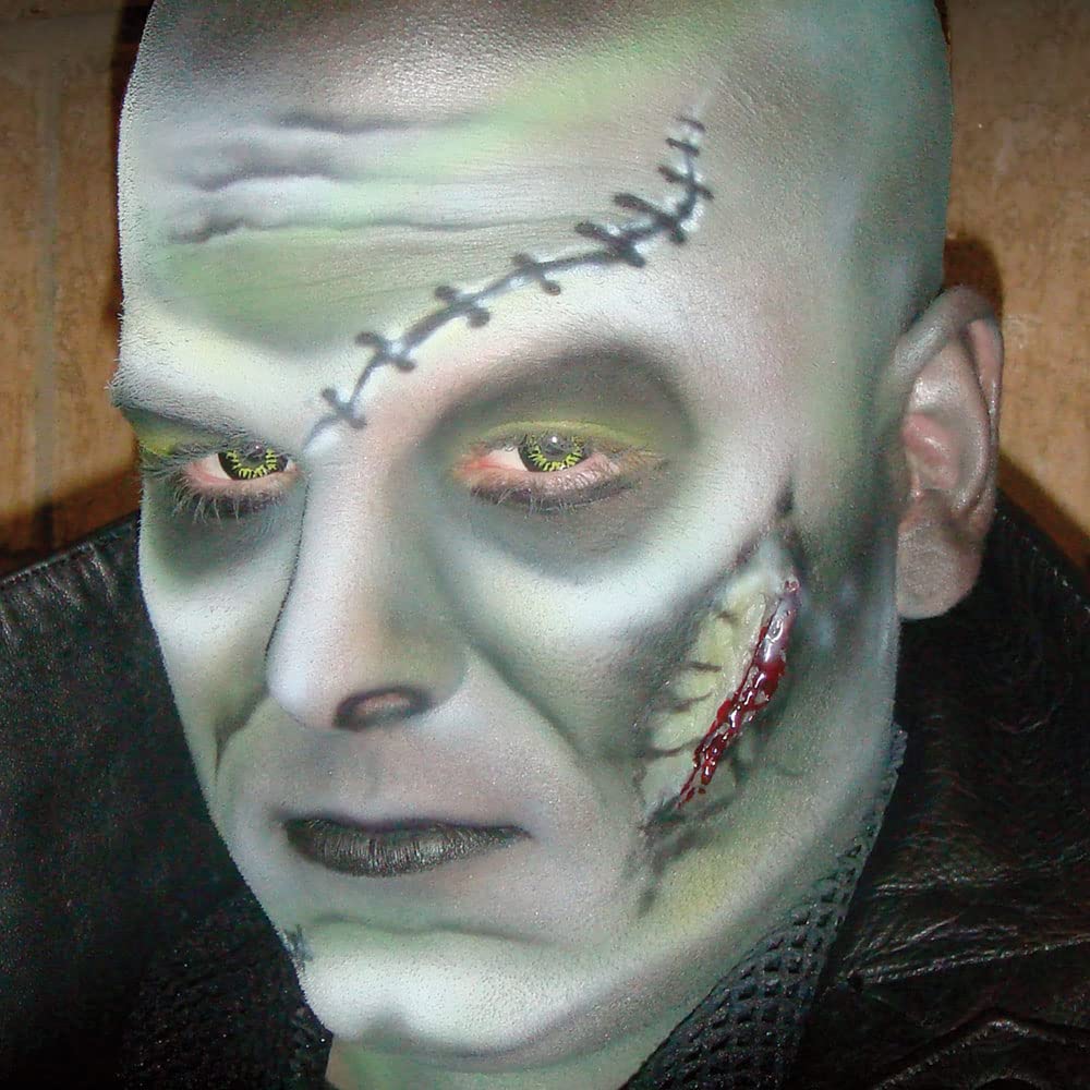 Mehron Makeup Premium Character Kits| Makeup Kits for Halloween & Cosplay| Made in the USA | Complete | Includes all Makeup, Tools, & Instructions on How to Create the Look | (Monster/Frankenstein)