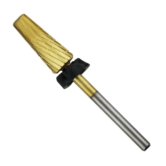 ianblues Multi-function 5 in 1 Nail Drill Bit, Mixed Sizes Edition, Cross Cut, Professional E-File for Manicure Drill Machine, 2 Way, Shank 3/32” (XC + XXF)