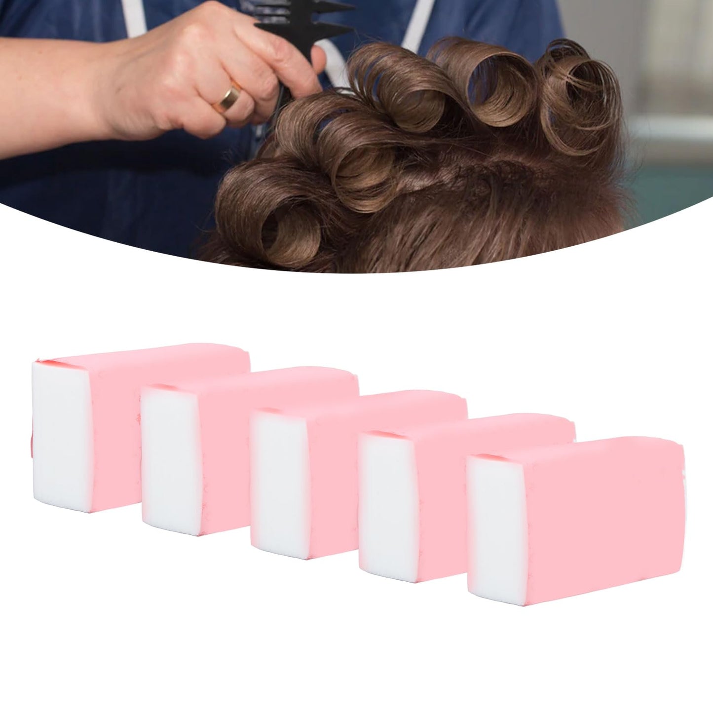 End Papers for Hair Perms, 5Pcs Perm Paper Thickened High Temperature Resistance Hair Curling Paper, Salon Hairdressing Styling Tool 3.1 x 5.7in