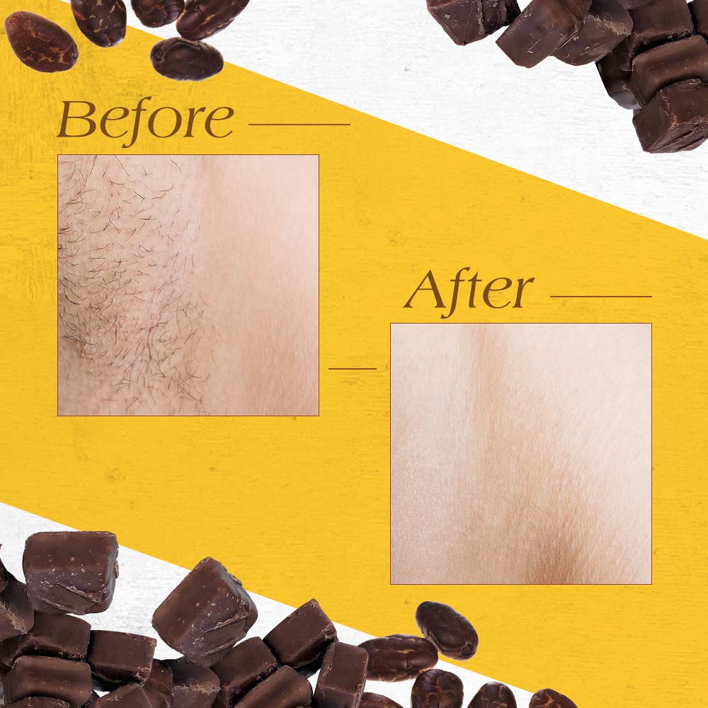 GiGi Milk Chocolate Crème Hair Removal Soft Wax with Cocoa Seed Extract for Coarse to Resistant Hair - 14 oz