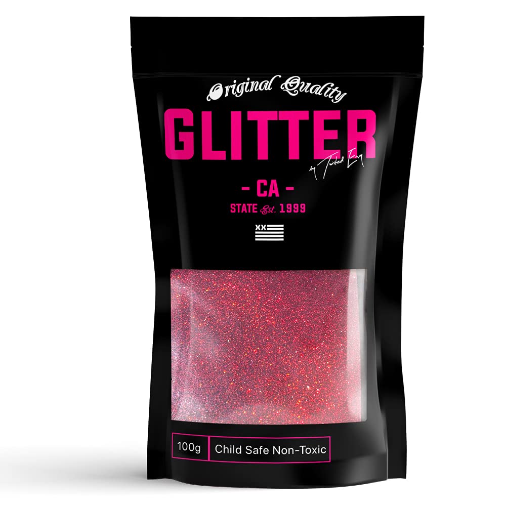 MAROON Dark Red Holographic | 100g / 3.5oz Ultra Fine Glitter | Non-Toxic | Great for Arts, Crafts, Slime, Epoxy, Resin, Nail Polish | Decoration | Festival | Body, Hair Glitter