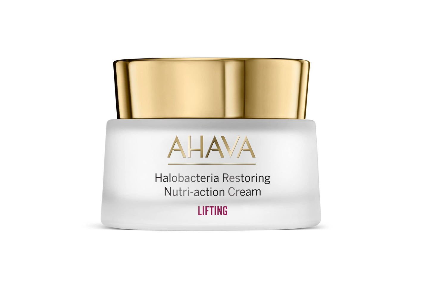 AHAVA Halobacteria Restoring Nutri-Action Cream - Anti-Aging, Ultra-Nourishing for stressed, mature & lacklustre skin, lifts, smoothes & restores luminosity, with Osmoter Hamamelis & Shea, 1.7 Fl.Oz