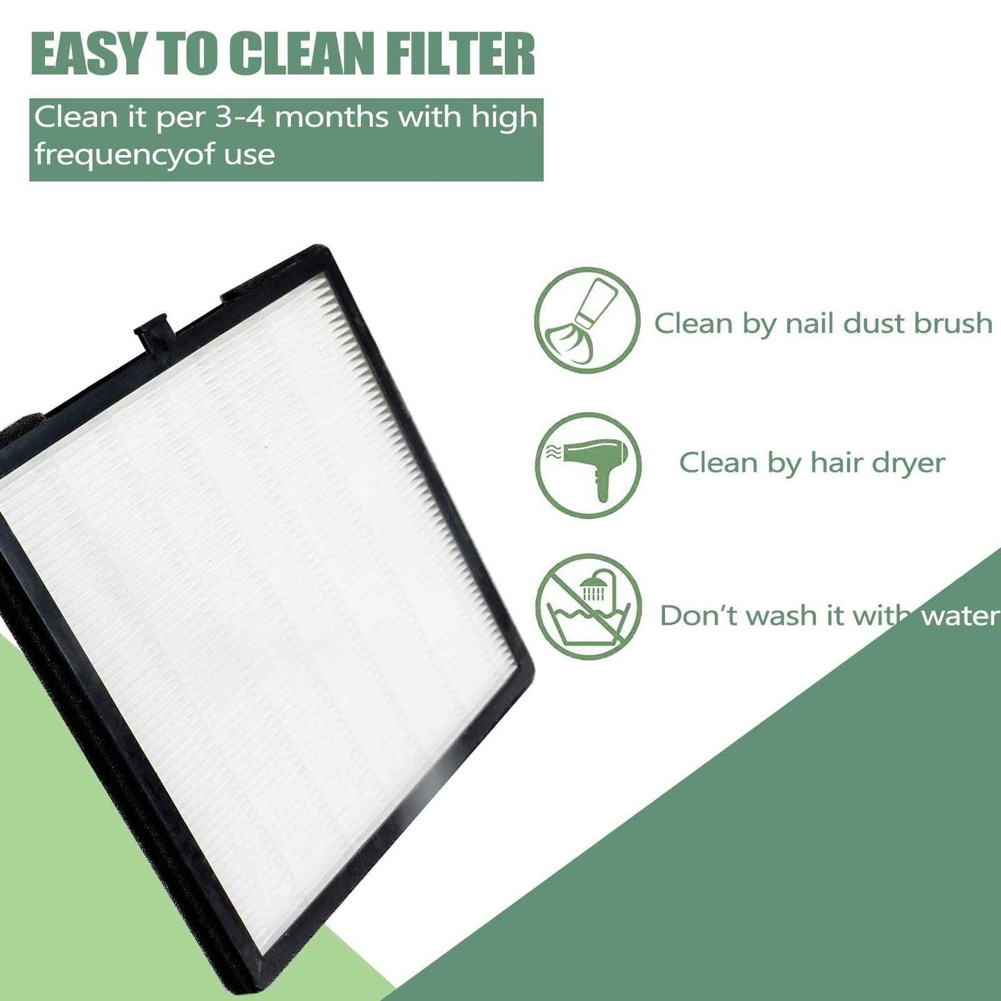 BQAN Nail Dust Collector, 40w Dust Collector Nail Tech Supplies, Dust Extractor with 1 Pc Dust Brush, Vacuum Dust Collector Fan Nail Tech Must Haves