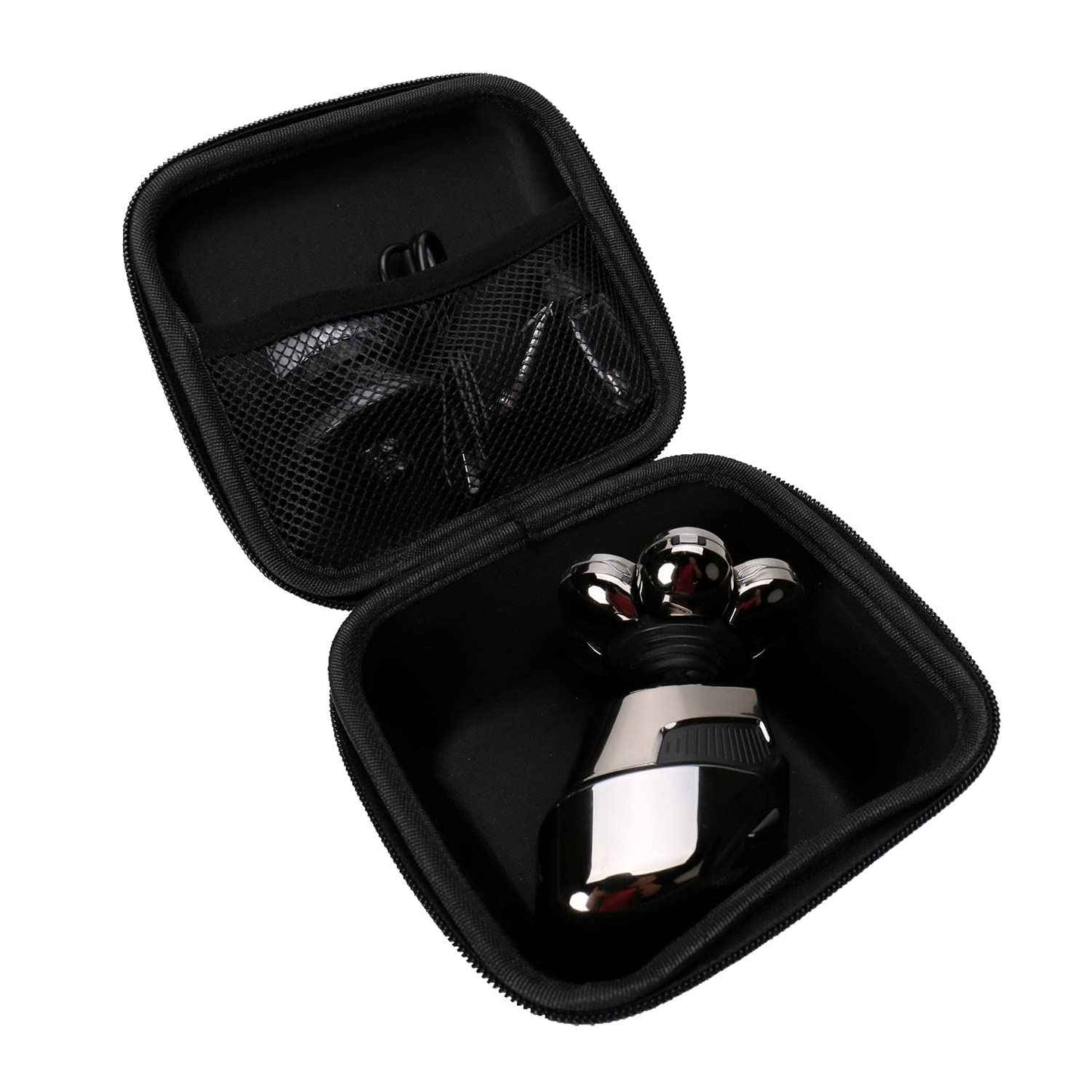 AidallsWellup Leather Case for Head Shaver, for Men's 5-in-1 Electric Head Shaver, Universal., Black Case