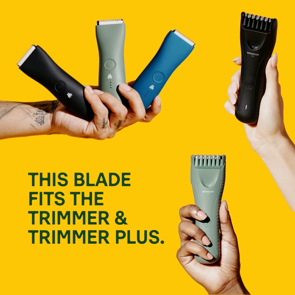 MERIDIAN - Trimmer Replacement Blade - Sage Ceramic Blades for Electric Body & Pubic Hair Trimmer - 1 Pack