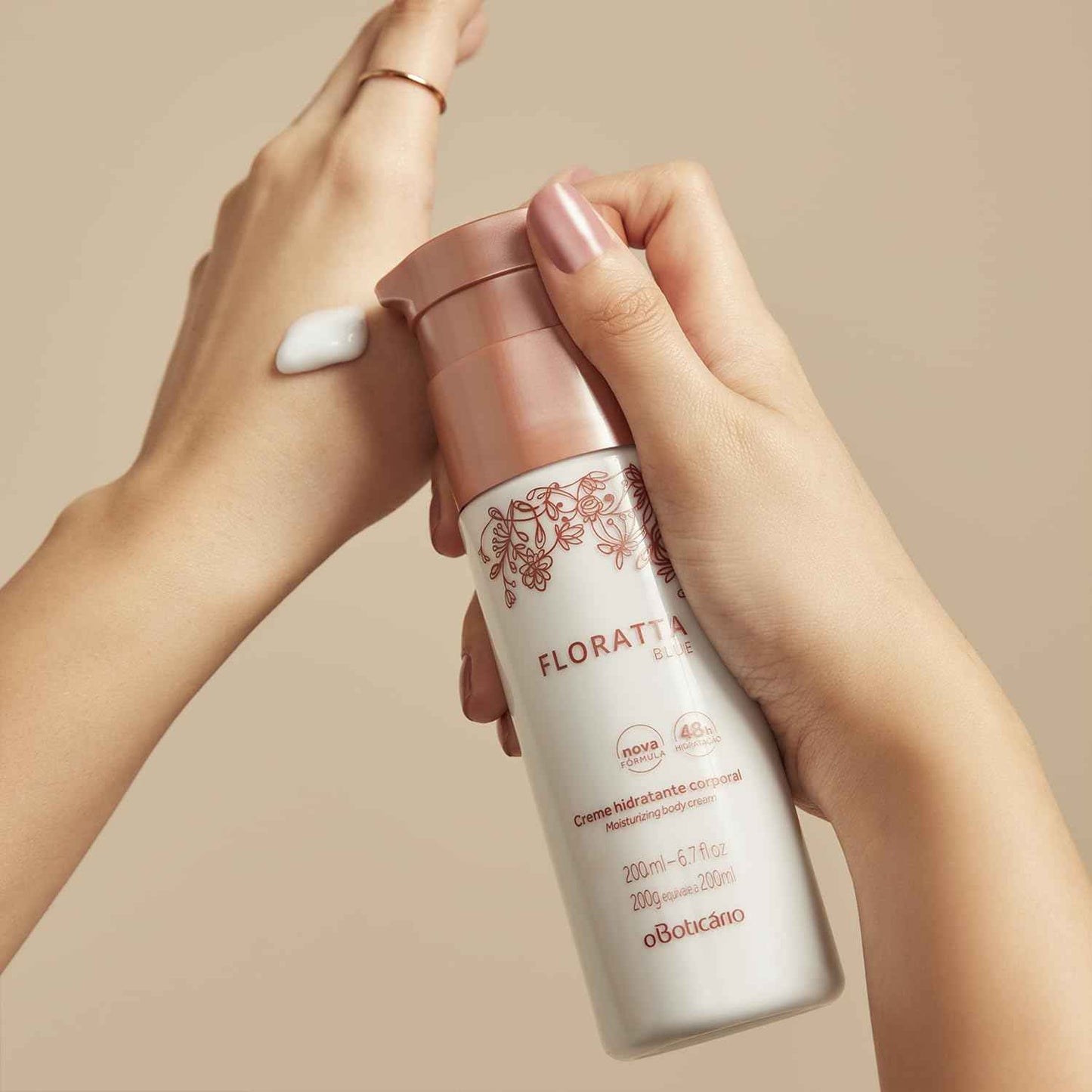 O BOTICARIO Floratta Blue Moisturizing Fragranced Lotion for Women, 7 Ounce