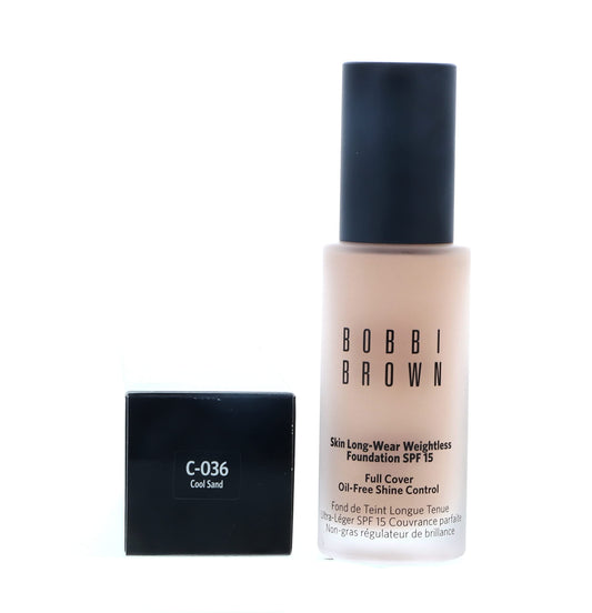 Skin Long Wear Weightless Foundation SPF 15-2.25 Cool Sand by Bobbi Brown for Women - 1 oz Foundation