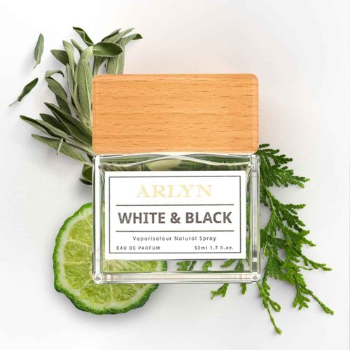 ARLYN White & Black Eau De Parfum Inspired by Ys .l's Y, Perfume for Men, Luxury Fragrance - Vegan, Cruelty-Free, and Eco-Conscious (1.7oz / 50ml)
