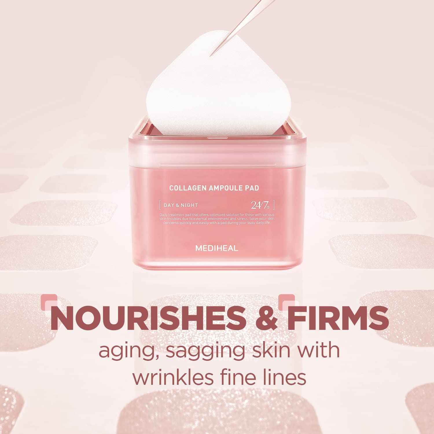 MEDIHEAL Collagen Boost Set Korean Beauty Sheet Mask Toner Pad Firming Fine Lines Glow