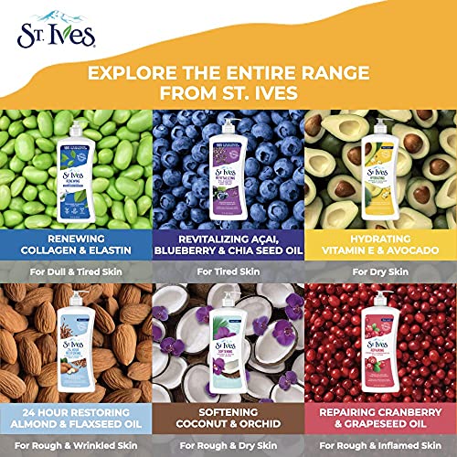 St. Ives Unscented Collagen & Elastin Body Lotion 21 Fl Oz - Hydrating Moisturizer