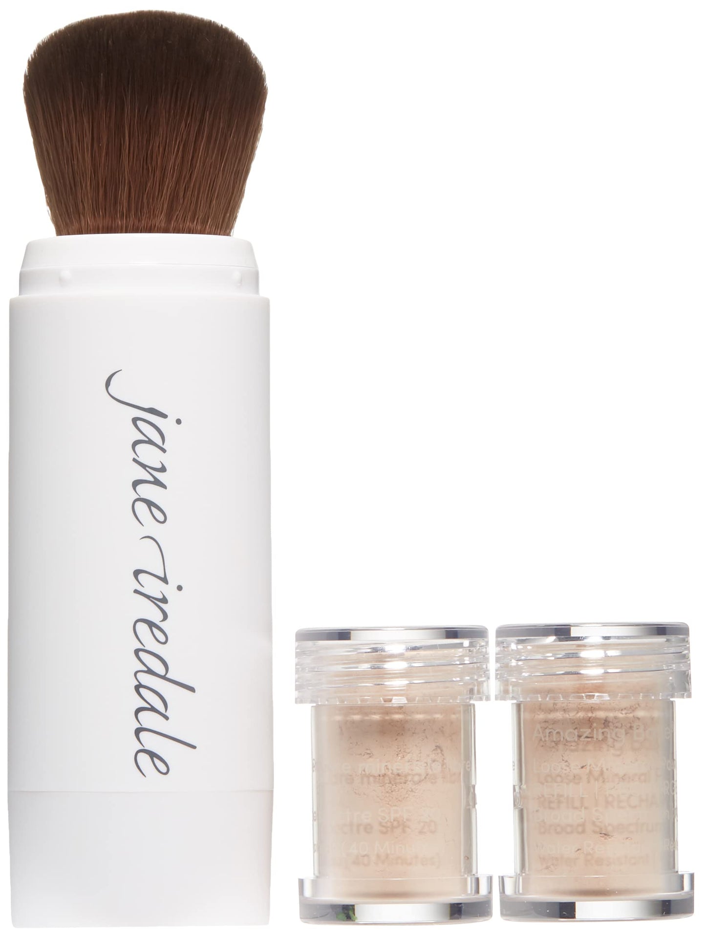 jane iredale Amazing Base Refillable Brush, Natural, 0.18 oz.