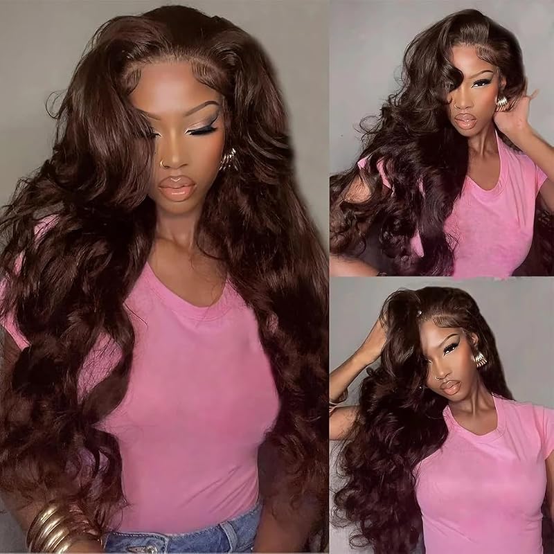 Chocolate Brown Body Wave Human Hair Bundles - 12A Quality, 50g