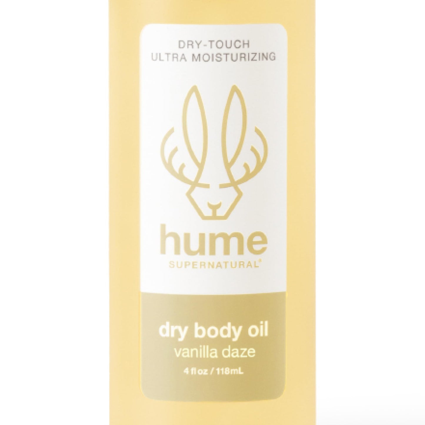 HUME SUPERNATURAL Dry Body Oil Spray - Moisturizing Oil for Dry Skin, After Shower Body Oils for Women and Men, Nourishing, Hydration, Glow, Vanilla Daze, 1-Pack