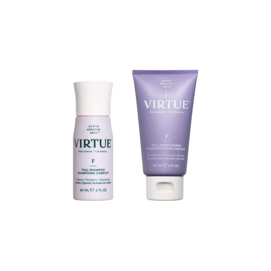 Virtue Full Sulfate Free Volumizing Shampoo and Conditioner Set Thickens, Safe for All Hair Types, Color Safe