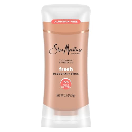 SheaMoisture Coconut & Hibiscus Deodorant Stick 2.6 oz - Aluminum-Free, 72H Freshness