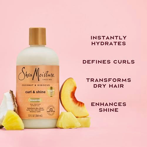 SheaMoisture Coconut & Hibiscus Curl Shampoo 13oz