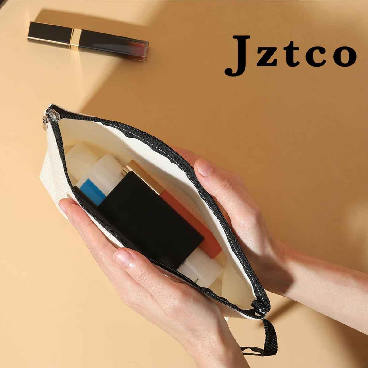 Jztco Teacher Gifts Funny Makeup Bag Teachers Appreciation Gifts Must Haves for Women Teachers Tutor Educator Thank You Gift Toiletry Bag Graduation Teacher Birthday Gift Teaching Cosmetic Bags