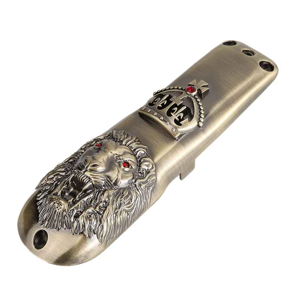 FILFEEL Professional Hair Clipper Front Cover, Electric Hair Cutter Trimmer Sheel Protective Casing for (Lion Bronze)