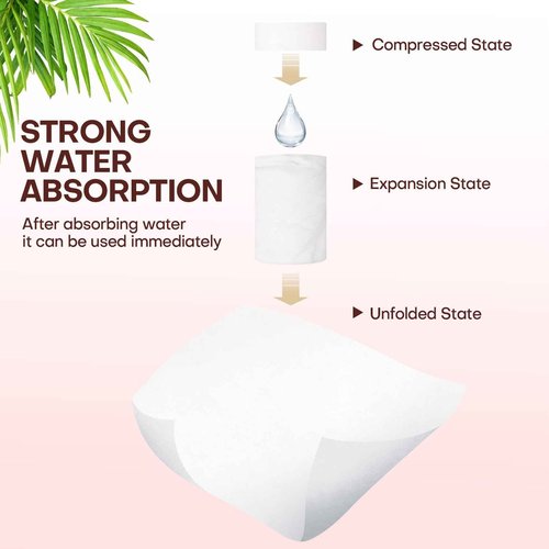 Fcaeon Disposable Face Towel 300 Count Instant Expansion Compressed Towel Tablets 9×7.5 Inch Washcloths for Women Compact Cloths Storage for Skincare Makeup Removal Facial Cleansing Gym Fitness (Pink)