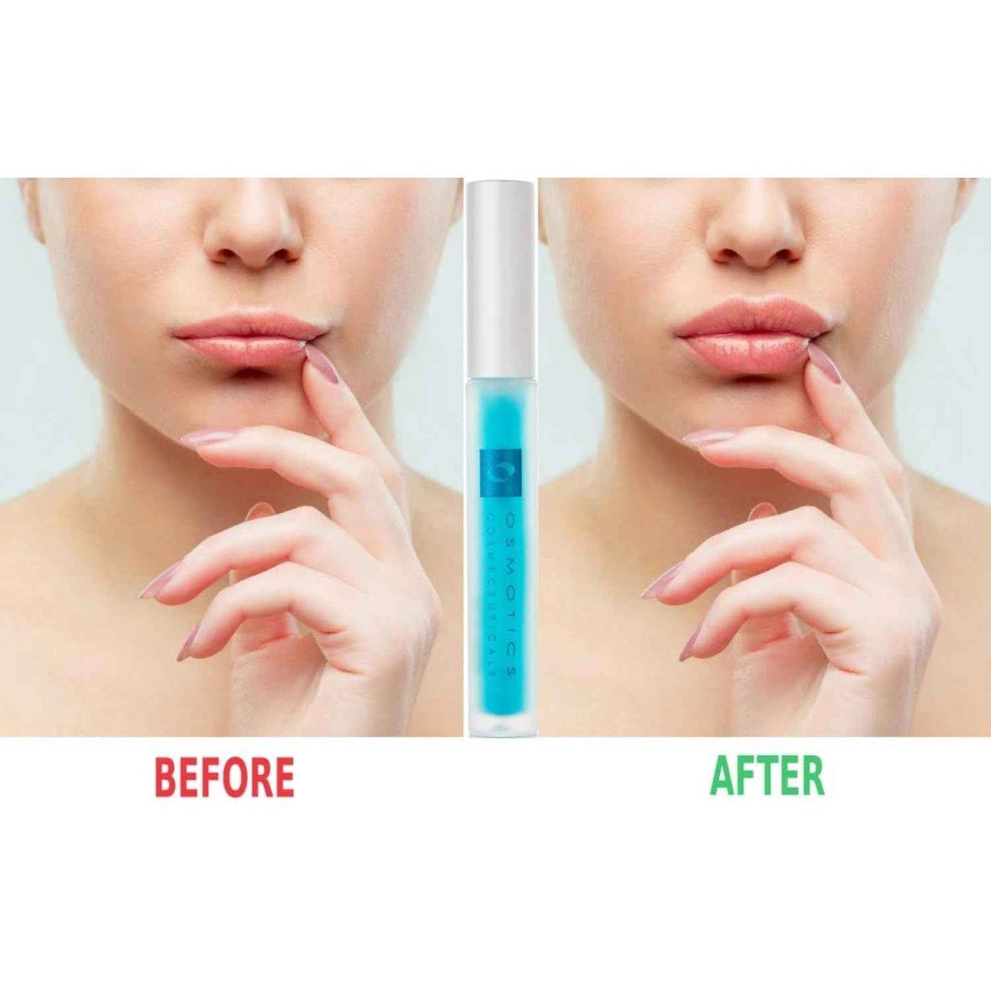 Osmotics Blue Copper 5 Lip Plumper - Natural Lip Enhancer Gloss for Fuller, Hydrated Lips | Anti-Aging Lip Care for Smooth, Sexy Lips - 0.17oz