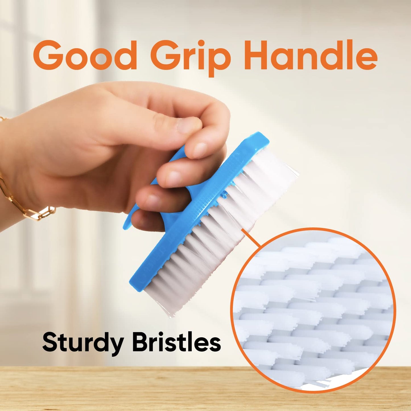 Nail Brush for Cleaning Fingernails, Nail Scrubber Brush, Toe Foot Hands Fingernail Brush Cleaner- Small Scrub Brush- All-Purpose Stiff Cleaning Brush for Home, Kitchen, Work, 3 pack - Superio