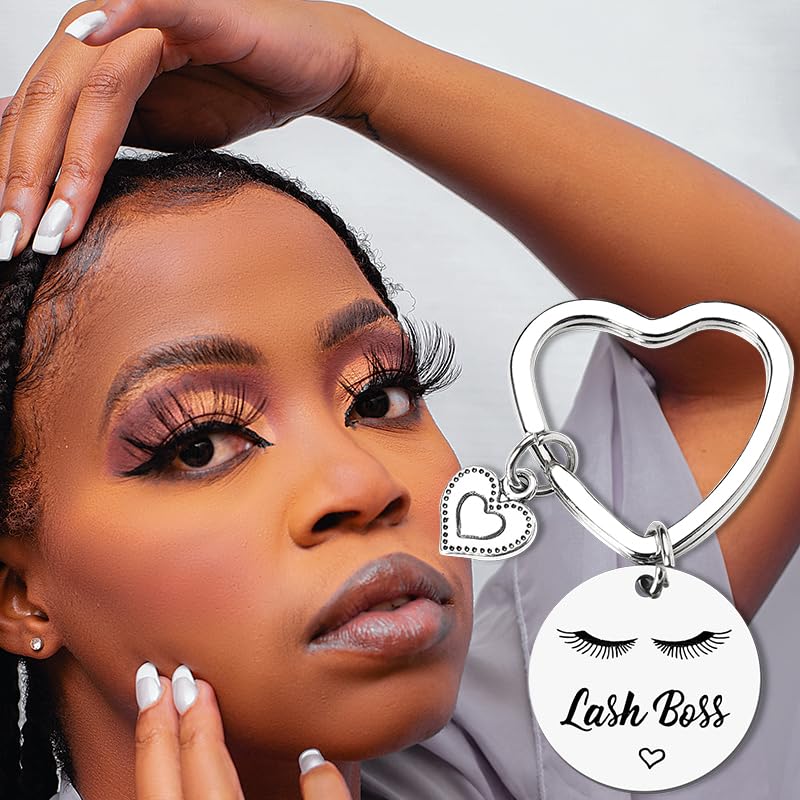 Lash Boss Keychain - Stainless Steel Beauty Tech Gift