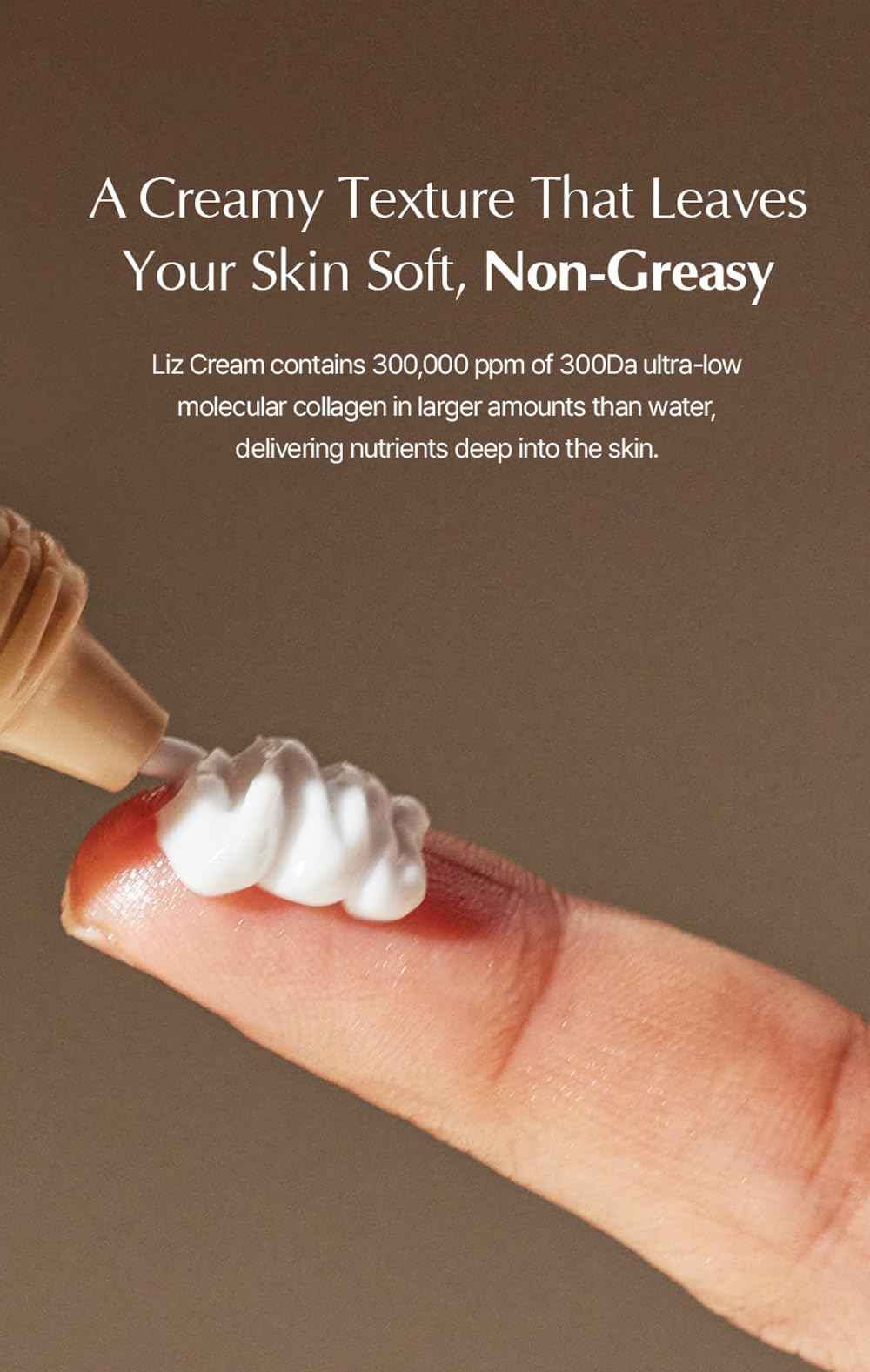 FaceFactory Collagen Liz Cream, Deep Hydration, Face Moisturizer, Korean skincare, Fast Absorbing, Non-Greasy, EWG Green Ingredients, Non-Sticky, Collagen-Based, Firming, Wrinkle care (80ml/2.7fl oz)