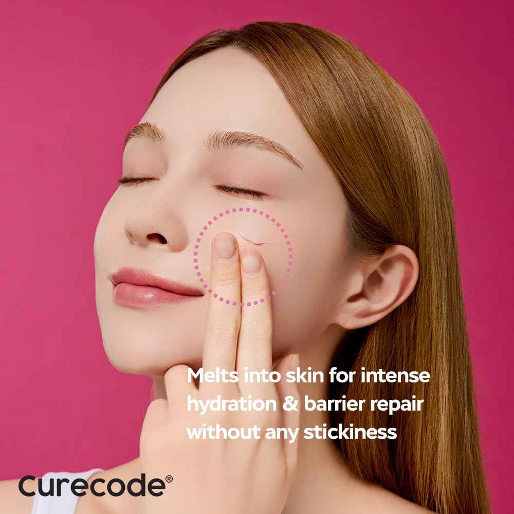 CURECODE Double Barrier Cream 80ml (2.71 Fl Oz) Korean Skin-Biome Science with Neuromide, Encourages Ceramide, Soothes Sensitive & Dry Skin, Strengthen and Repair Skin Barrier EWG verified