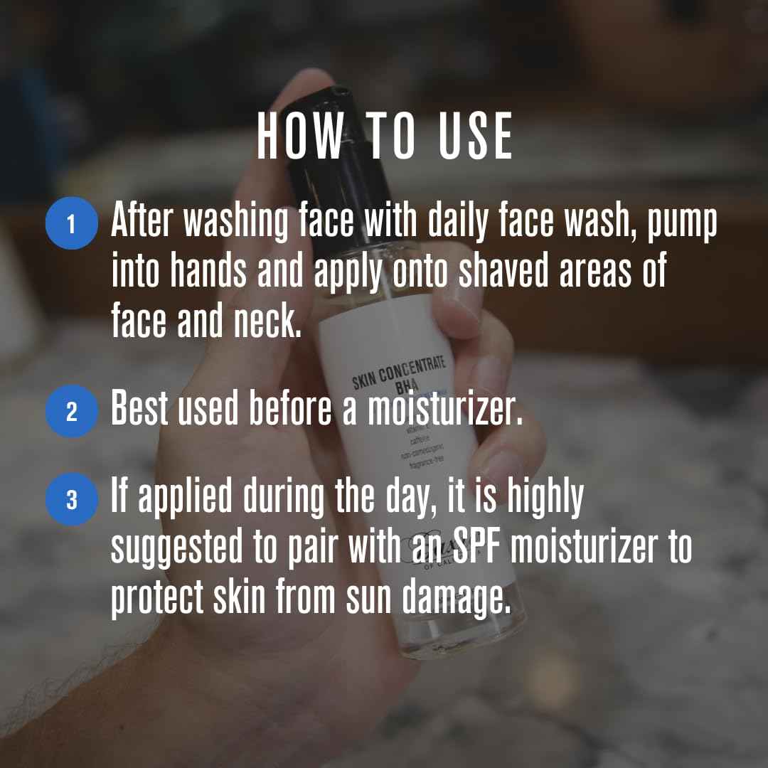 Baxter of California Skin Concentrated BHA for Men | Imperfection Reducing Serum | Unscented | 1.7 fl oz.