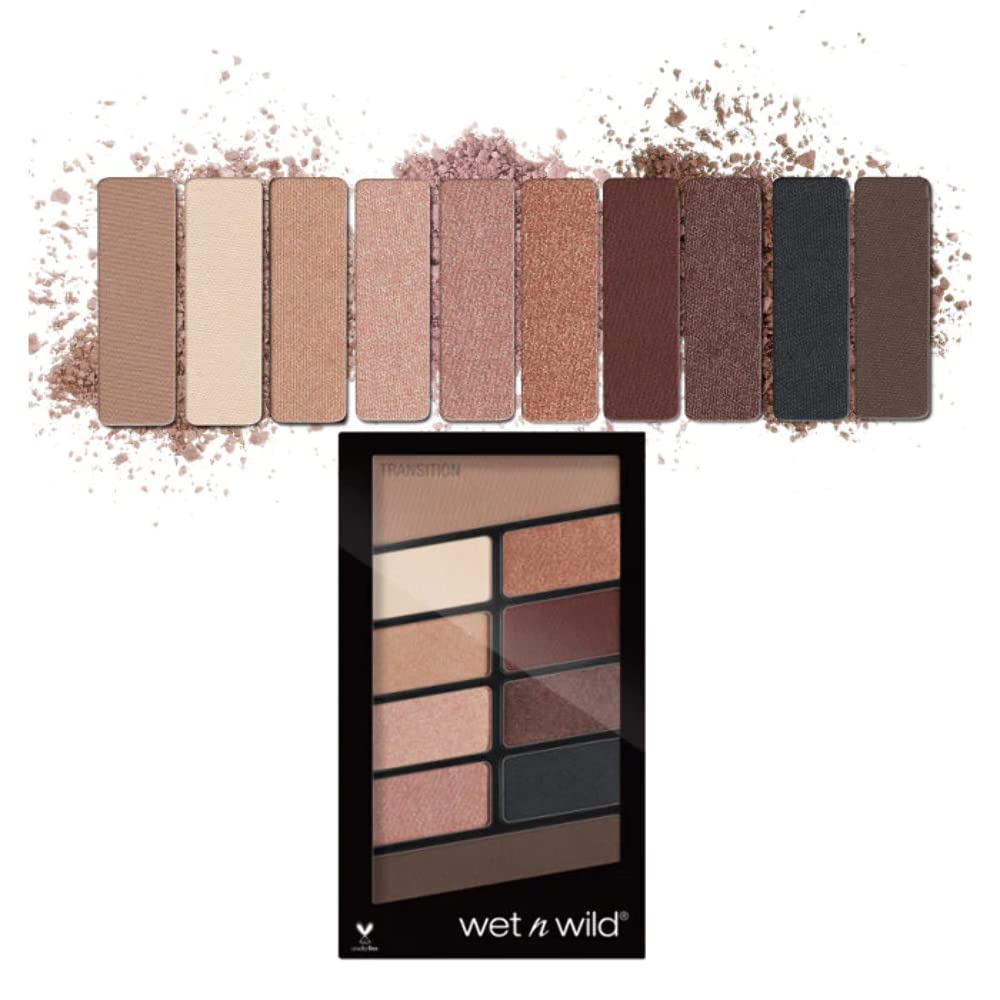 wet n wild Color Icon Eyeshadow 10 Pan Palette, Rose in the Air, 0.3 Ounce