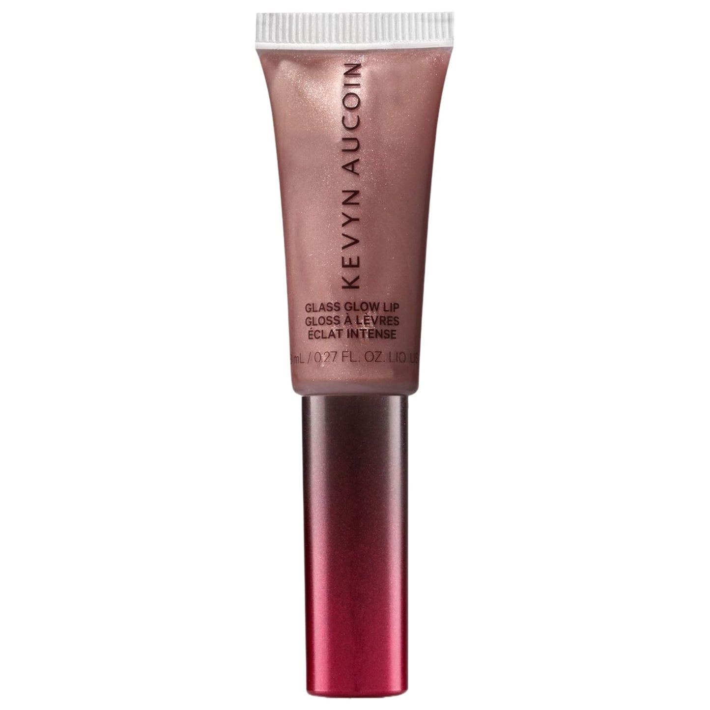 Kevyn Aucoin Glass Glow Lip, Prism Rose: Multi-purpose lip gloss highlighter. 3D reflective glaze, comfortable wearing, non-sticky. Moisturize, protect, lock in shine. Makeup artist go to.