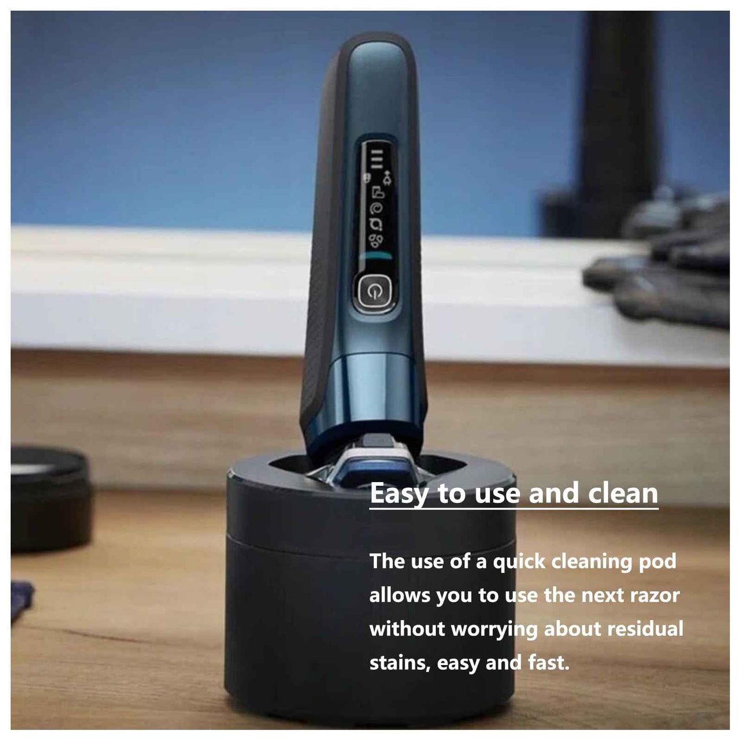 Replacement Quick Cleaning Clean Pod for Philips Norelco 2nd Generation Series 7000 and Series 9000 and Series 5000 Shavers