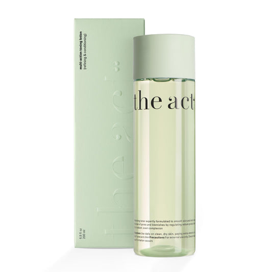 THE ACT Facial Toner for All Skin Types – Hydrating, Toning & Cleansing Toner for Face, All Types Skin, Pore Cleanser with Patented Pine Extract, Makeup Remover, Self & Skin Care Routine, 6.8 Fl Oz