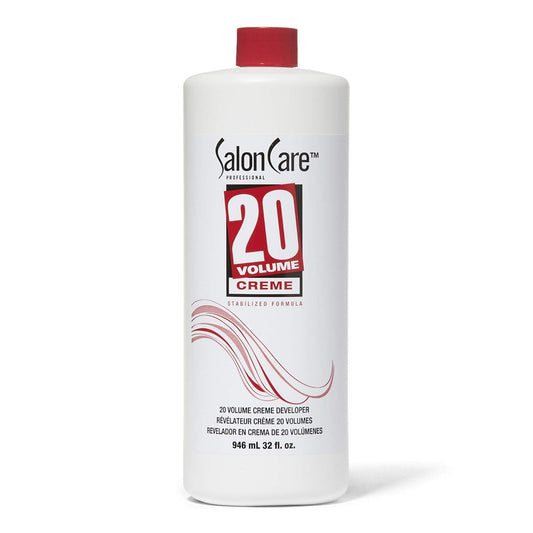 Salon Care 20 Volume Creme Developer, Regular Lift Formula, 32 oz.