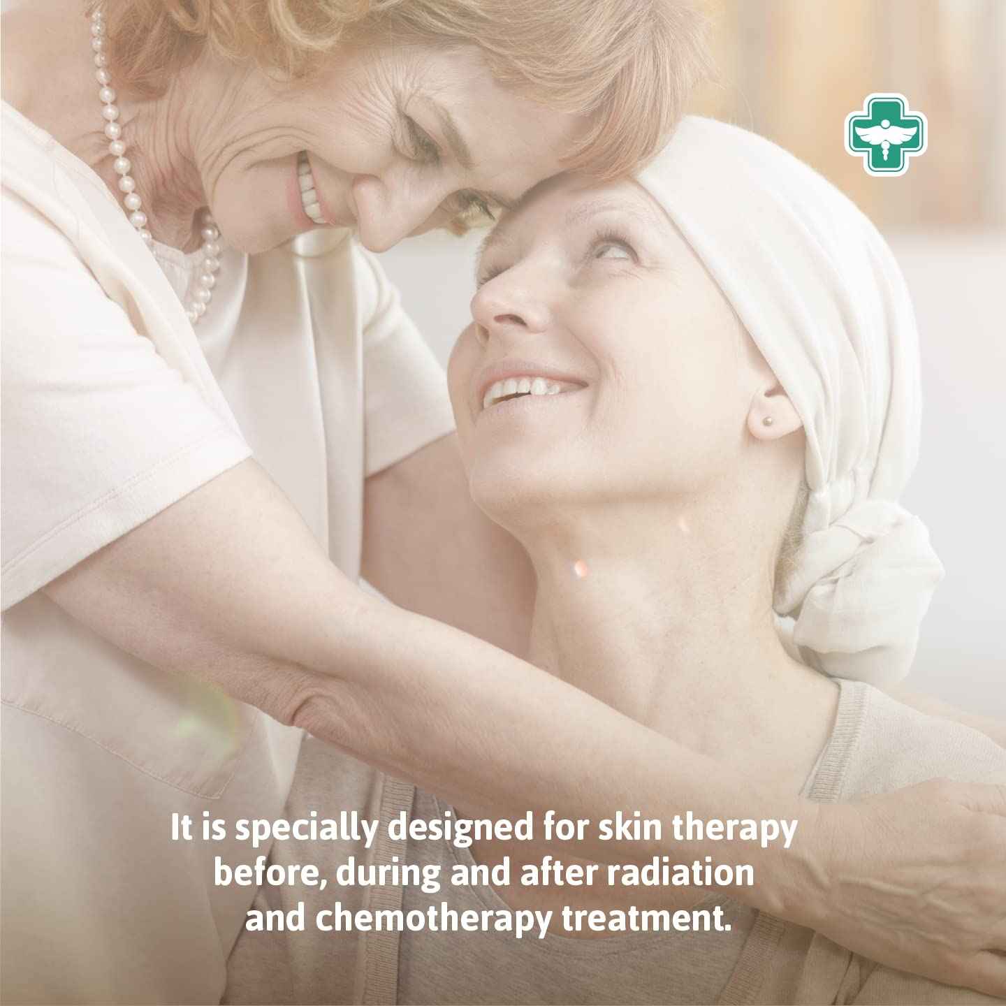 Oncology Cream 4 oz plus 3 Pack Lip Balm. Hydrating to Stressed Skin Undergoing Chemo or Radiation. Skin Therapy. Made with Botanicals.