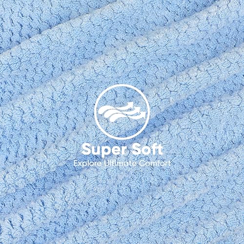 HOMEXCEL Microfiber Hair Towels, 40x20 in, 5-Pack