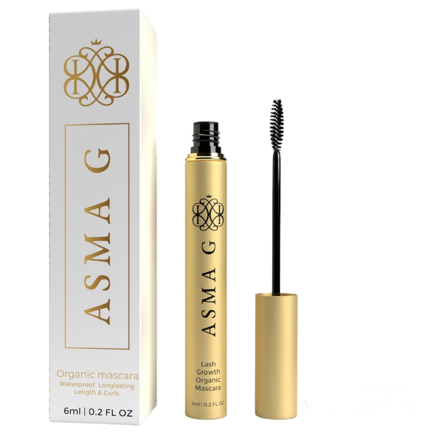 ASMA G Organic Mascara - Volume, Length, and Lash Growth Formula