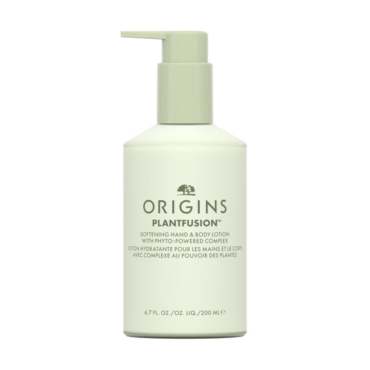 Origins Plantfusion Softening Hand & Body Lotion | Softens Dry Skin & Smooths Over Time | With Naturally-Derived Hyaluronic Acid & Salicylic Acid, 6.7 Fl Oz