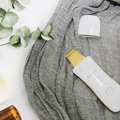 Ultrasonic Water Peeling Facial Device with Gold Blade & Galvanic Massage