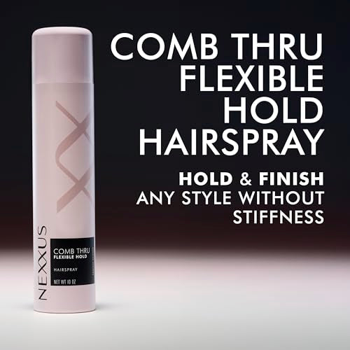 Nexxus Comb Thru Hairspray 10 oz - Flexible Hold, Frizz Control