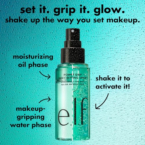 e.l.f. Power Grip Dewy Setting Spray with Hyaluronic Acid
