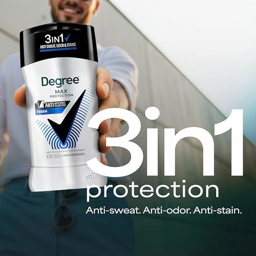 Degree Men UltraClear Antiperspirant Deodorant Fresh, 12-Pack