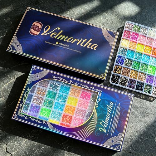 33000Pcs Bedazzling Kit, 42 Colors Rhinestones with B7000 Glue