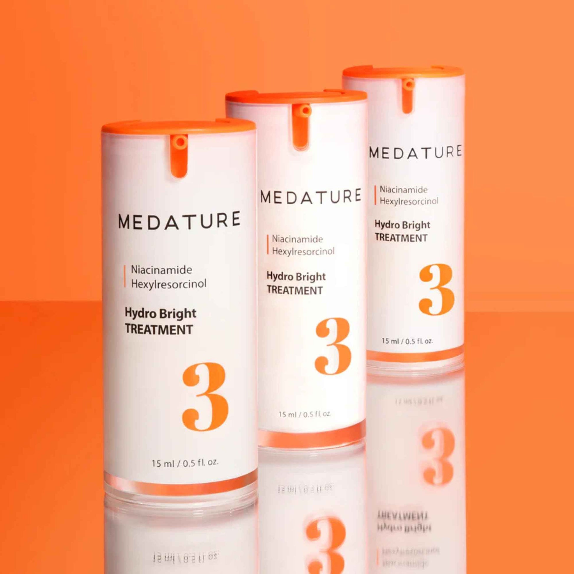 Medature Hydro Bright Serum – Even Tone Facial Serum with Hexylresorcinol, Niacinamide & Squalane | Lightweight, Hydrating Formula for Dull, Uneven Skin