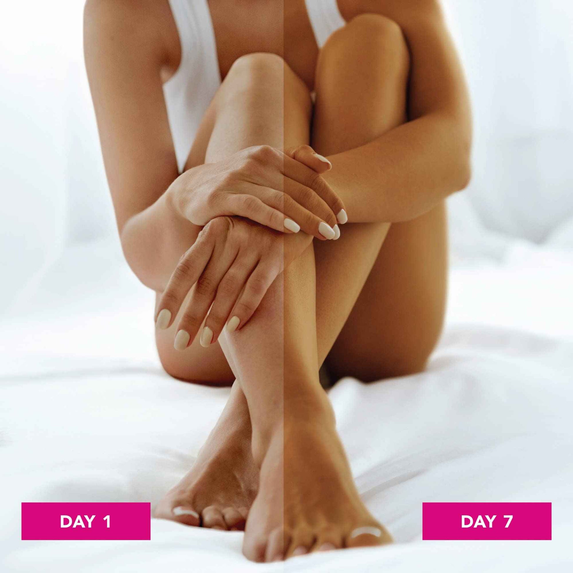 Jergens Natural Glow In Shower Lotion, Self Tanner for Medium to Deep Skin Tone, Sunless Tanning Wet Skin Lotion for Gradual, Flawless Color, 7.5 Ounce, Pack of 2