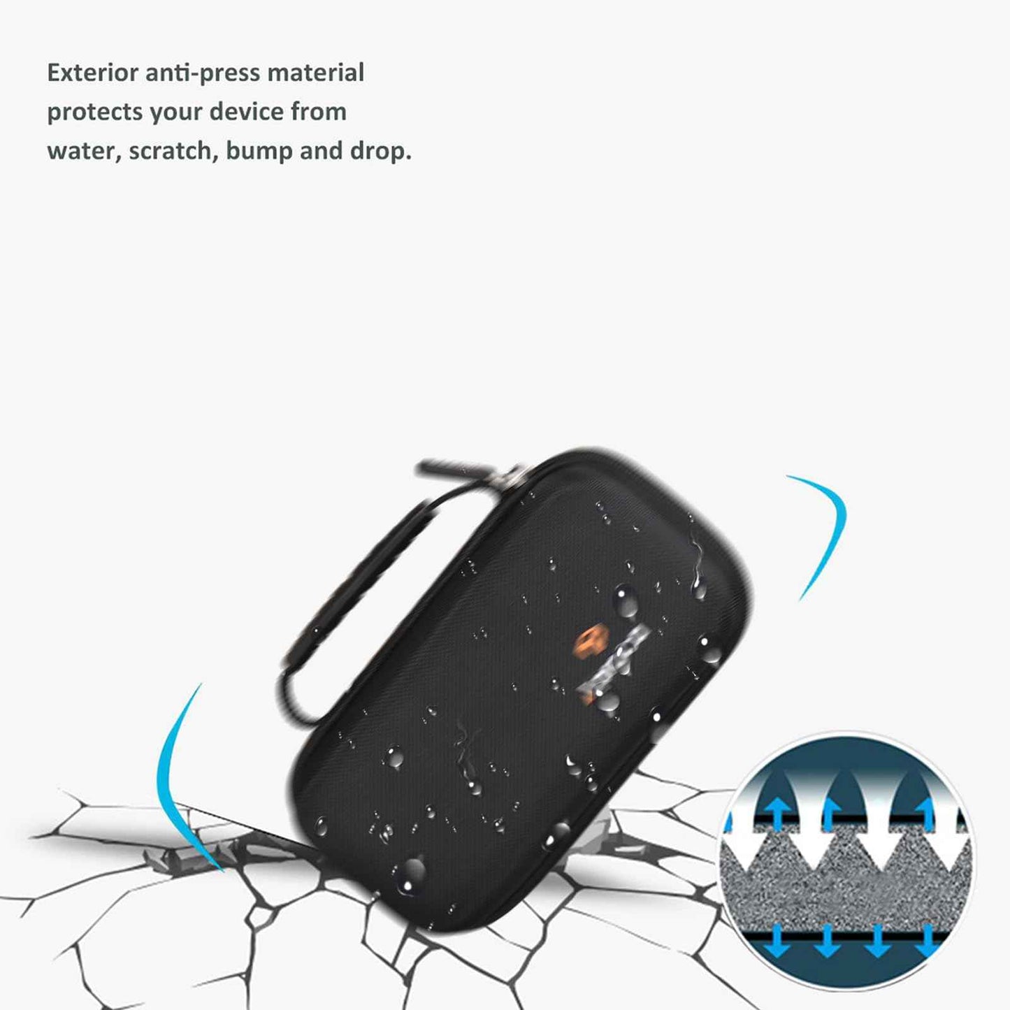 Aproca Hard Travel Storage Protective Case, for Remington HC4250 Shortcut Pro Self-Haircut Kit Hair Trimmers Clippers