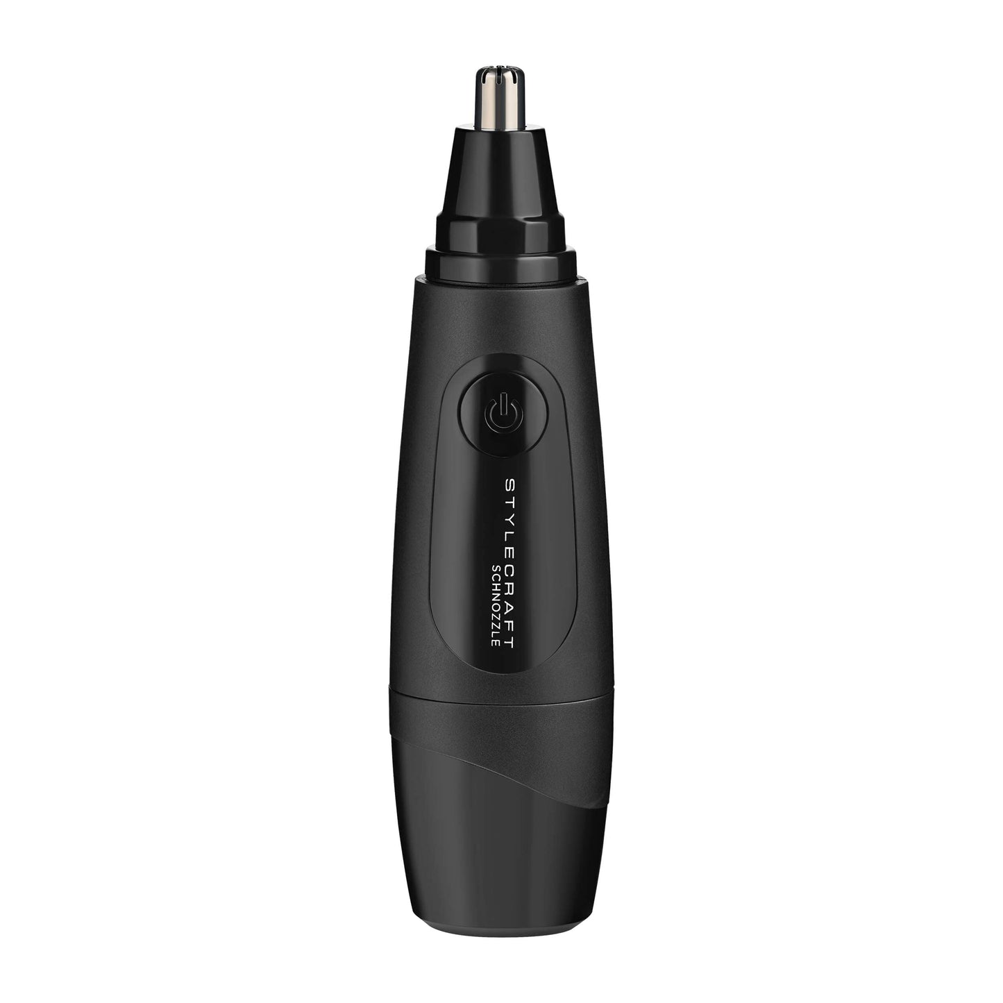 Stylecraft Schnozzle Cordless Nose and Ear Trimmer, Water Resistant, Portable, LED Light, Matte Black