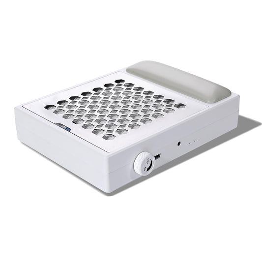 BNYLFGX Nail Dust Collector, Cordless Dust Collector Nail Tech, Powerful Vacuum Fan Vent Dust Collector Extractor Electric Dust Suction Machine for Acrylic Nails Polishing, Nail Salon & Home