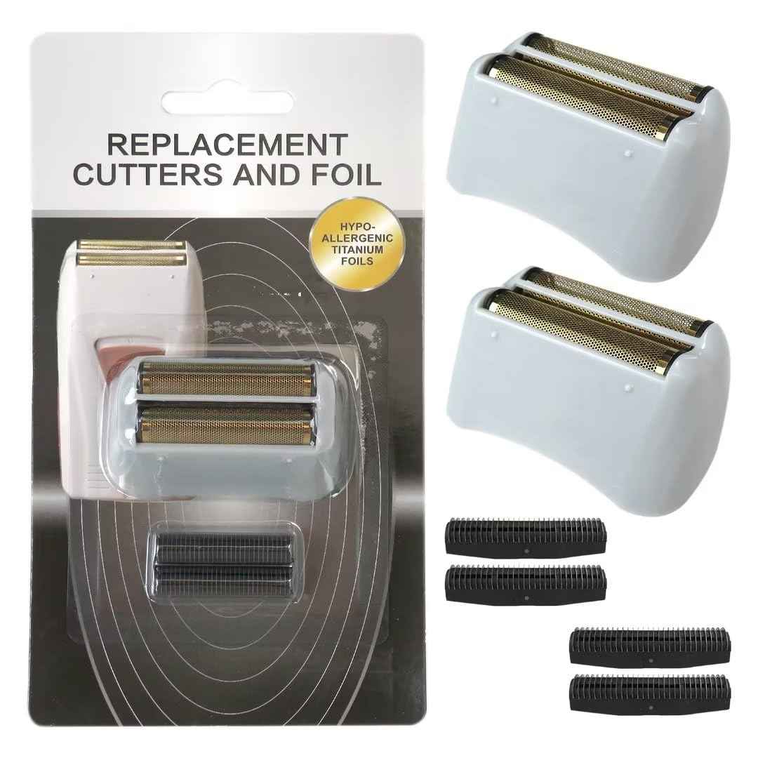 2x Golden Pro Shaver Replacement Foil and Cutters Compatible with Andis 17150(TS-1)/17155/17200 Shaver ProFoil