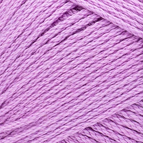 Lion Brand 24/7 Cotton Yarn, Lightweight Yarn for Knitting, Crocheting, and Crafts, Orchid, 3 Pack